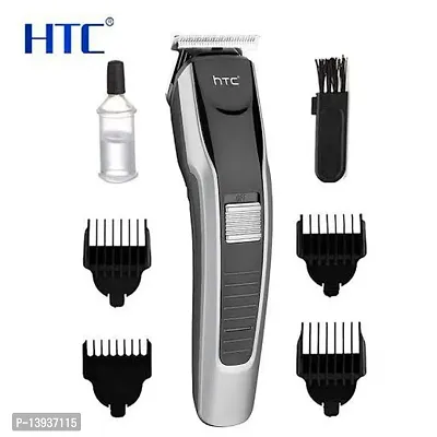 AZANIA H T C AT-538 Rechargeable Hair Beard Trimmer for Men 75 Minutes Run Time with T Shape Precision Stainless Steel Sharp Blade Beard Shaver Upto Length 0.5 to 7 mm, Black-thumb5