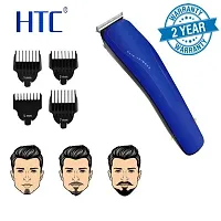 AZANIA HAIR TRIMMER AT-528 FOR MEN, BEARD CORDLESS RECHARGEABLE HAIR TRIMMER CLIPPER RUNNING TIME 45 MINTUES (BLUE)-thumb1