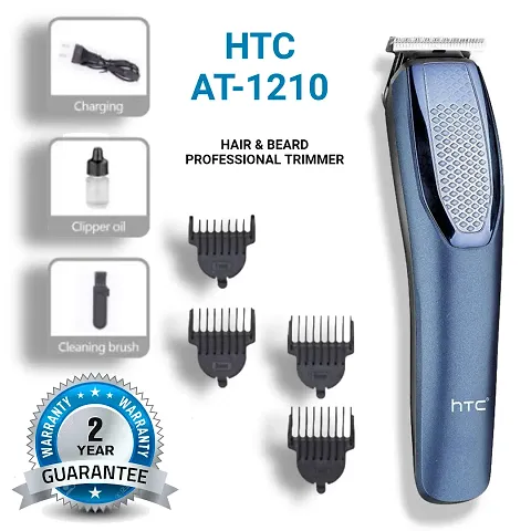 AZANIA HTC AT-528 Rechargeable Hair Trimmer For Men With T Shape Precision Multipack