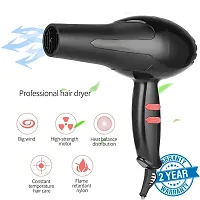 Men And Womenprofessional Stylish Hair Dryer With 2 Speed And 2 Heat Setting 1 Concentrator Nozzle And Hanging Loop 2888 1500 Watts Black Hair Styling Others-thumb1