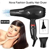 Men And Womenprofessional Stylish Hair Dryer With 2 Speed And 2 Heat Setting 1 Concentrator Nozzle And Hanging Loop 2888 1500 Watts Black Hair Styling Others-thumb3