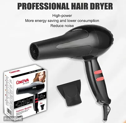 Azania Men And Womenprofessional Stylish Hair Dryer With 2 Speed And 2 Heat Setting 1 Concentrator Nozzle And Hanging Loop 2888 1500 Watts Black Brand Nirvani Hair Styling Others-thumb0