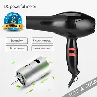 Azania Men And Womenprofessional Stylish Hair Dryer With 2 Speed And 2 Heat Setting 1 Concentrator Nozzle And Hanging Loop 2888 1500 Watts Black Brand Nirvani Hair Styling Others-thumb1