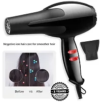 Azania Men And Womenprofessional Stylish Hair Dryer With 2 Speed And 2 Heat Setting 1 Concentrator Nozzle And Hanging Loop 2888 1500 Watts Black Brand Nirvani Hair Styling Others-thumb4