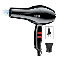 Azania Men And Womenprofessional Stylish Hair Dryer With 2 Speed And 2 Heat Setting 1 Concentrator Nozzle And Hanging Loop 2888 1500 Watts Black Brand Nirvani Hair Styling Others-thumb4