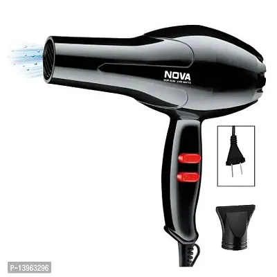 Azania Men And Womenprofessional Stylish Hair Dryer With 2 Speed And 2 Heat Setting 1 Concentrator Nozzle And Hanging Loop 2888 1500 Watts Black Brand Nirvani Hair Styling Others-thumb5