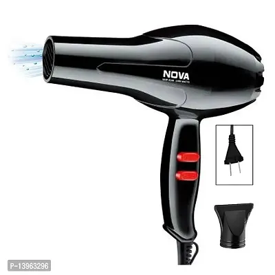 Azania Men And Womenprofessional Stylish Hair Dryer With 2 Speed And 2 Heat Setting 1 Concentrator Nozzle And Hanging Loop 2888 1500 Watts Black Brand Nirvani Hair Styling Others-thumb3