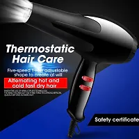 AZANIA 1800W Hair Dryer For Silki Shine Hair | Natural Air NV-6130 Professional Hair Dryer For Men And Women With 2 Speed And 2 Heat Setting Removable Filter (Multi Color)-thumb2