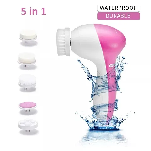 5 In1 Multifunction Electrical Sonic Brush Massager Relief Face Skin Exfo