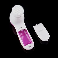 AZANIA 5 in 1 Face Facial Exfoliator Electric Handheld Massage Machine Care  Cleansing Cleanser Massager Kit for Smoothing Body Relaxation Beauty Skin Cleaner facial massager machine Face (Multi)-thumb3