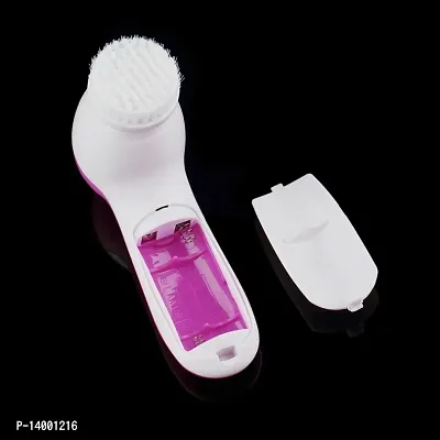 AZANIA 5 in 1 Face Facial Exfoliator Electric Handheld Massage Machine Care  Cleansing Cleanser Massager Kit for Smoothing Body Relaxation Beauty Skin Cleaner facial massager machine Face (Multi)-thumb4