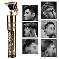 Professional Hair Clipper Adjustable Blade Clipper Shaver For Men Retro Oil Head Close Cut Trimming Machine 1200 Mah Battery Hair Removal Trimmers-thumb1