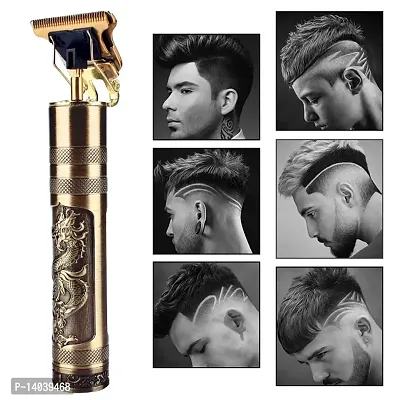 Professional Hair Clipper Adjustable Blade Clipper Shaver For Men Retro Oil Head Close Cut Trimming Machine 1200 Mah Battery Hair Removal Trimmers-thumb2