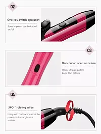 AZANIA pink rod 2 in 1 straightner and curler for hair styling Hair Straightener  (multi)-thumb4