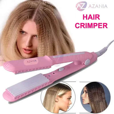 AZANIA Crimper SX-8006 Mini Crimper Hair Styler For Womens and Teens, Pack of 01 Pcs, Multicolour