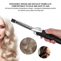 Women Lady Professional Ceramic Anti-Static Curl Curling Make Travel Hair Curler Curling Iron Rod Anti-scald Curling Wand Waver Maker Roller Styling Tool 15W ( 1 Year Warranty )471B-thumb4