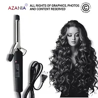 AZANIA Professional Hair Curler For Women Hair Curlers Tong With Machine Stick and Hair Curler Machine Roller (Black)-thumb4