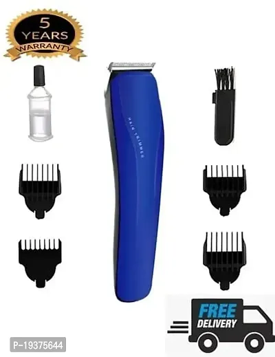 AT-528 Professional Beard Trimmer For Man Runtime: 45 Min Trimmer For Men  Women Silver