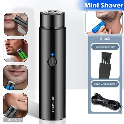 Professional Cordless Rechargeable Beard Trimmer Hair Clippers For Men With Guide Combs Brush Black Hair Removal Trimmers-thumb0