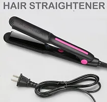 Hair Tong Curler for Women with 25mm Fast Heating Tourmaline Infused Barrel Rod for Hair Curling | Professional Hair Curling Tong machine - Black-thumb3
