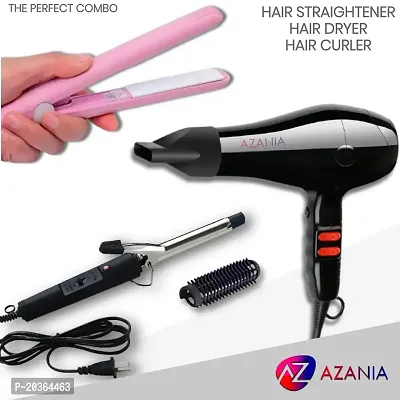 AZANIA Smart Curl Hair Curler for Women with 25 mm Barrel, Digital Display  Adjustable Temperature Settings,