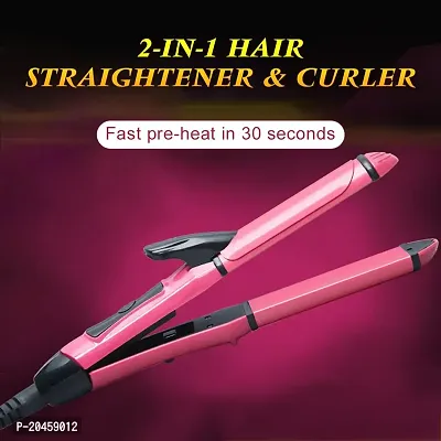 Hair Crimper Electric Hair Styler Hair Crimper Classic Hair Crimper SX-8006 Hair Styler Straightener Hair Styler (Multi-Color)-thumb0