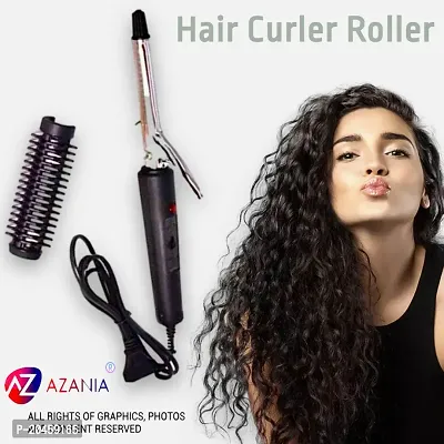 AZANIA Professional Hair Crimper Cum Straightener Neo Tress With 4 X Protection Coating Women's Crimping Styler Machine, Curler crimper for Hair Saloon