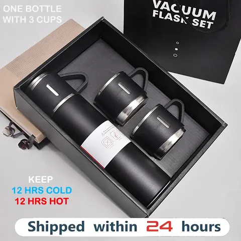 Thezo Double-Walled Insulated Stainless Steel Bottle/Flask
