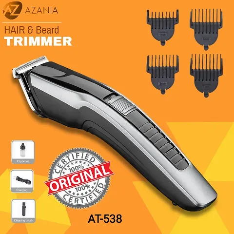 New Trimmer HTC AT-538 Professional Rechargeable Hair Clipper And Trimmer For Men And Women