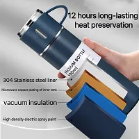 Thermosteel 24 Hours Hot and Cold Water Bottle, 500ml, Silver (Pack of 1)-thumb2