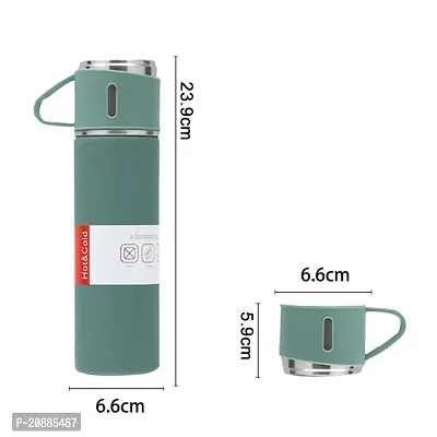 Classy Solid Insulated Water Bottle , Pack of 1-thumb3