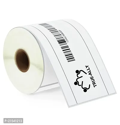 75x125 Direct Thermal (DT) Barcode Label Sticker - 3 x 5 inch - 75mm x 125mm - 500 Labels/Roll - White Self Adhesive Sticker for Printing Barcoding (1 Roll Per Pack(500 Labels))
