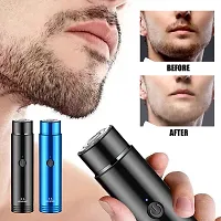AZANIA Mini Electric Shaver For Men Portable Electric Razor Pocket Size Portable Outdoor Men's Shaver-thumb3