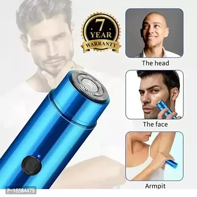 Mini-Shave Portable Electric Shaver, 2023 New Upgrade Mini Electric Razor Shavers for Men, Rechargeable Shaver Easy One-Button Use Suitable for Home,Car,Travel Christmas Gifts-thumb3