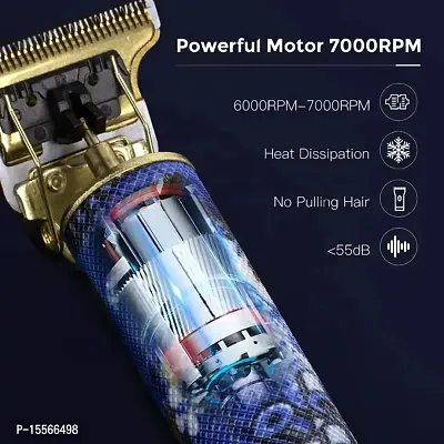 Hair Trimmer For Men Style Trimmer, Professional Hair Clipper, Adjustable Blade Clipper, Hair Trimmer and Shaver,Retro Oil Head Close Cut Precise hair Trimming Machine-thumb4