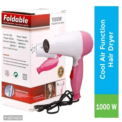 Hair Dryer for Men and Women Foldable NV-1290 1000W-thumb0