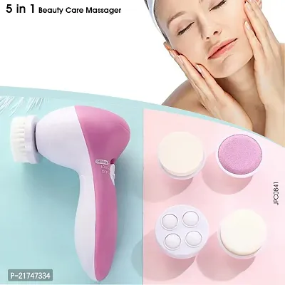 Buy 5 In 1 Portable Multi-Function Skin Care Electric Facial Massager 