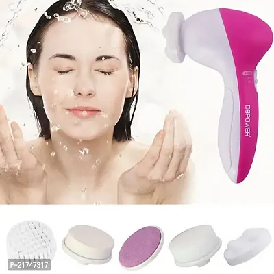 Battery Powered 5 in 1 Beauty Care Massager Beauty and Clean Set Face Beauty Massager