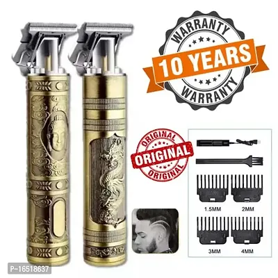 Azania Hair Trimmer For Men Professional Hair Clipper Adjustable Blade Clipper Hair Trimmer And Shaver Retro Oil Head Close Cut Precise Hair Trimming Machine Golden Hair Removal Trimmers-thumb0