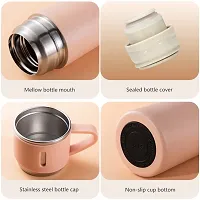 Steel Water Bottle, Stainless Steel Water Bottles, Vacuum Insulated Flask Bottles, 800 ml, Grey Steel-thumb4