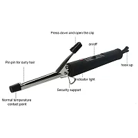 KM-328 Professional Hair Straightener | Ceramic Coated Plates | Minimized Heat with SilkPro Care | 360deg; Swivel Cord | Adjustable Temperature  Quick-Heat up-thumb3