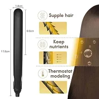 AZANIA Hair Crimper With Quick Heat Up  Ceramic Coated Plates, (VHCR-01, Black)-thumb2