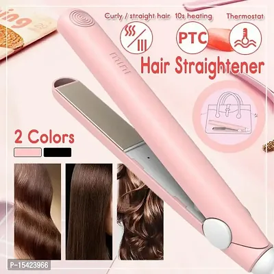 Professional Hair Crimper Beveled Edge For Crimping, Styling And Volumizing With Ceramic Technology For Gentle And Frizz-Free Crimping Electric Hair Styler (Ak) 8006 Hair Styler (Pink)-thumb0