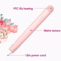 Professional Hair Crimper Beveled Edge For Crimping, Styling And Volumizing With Ceramic Technology For Gentle And Frizz-Free Crimping Electric Hair Styler (Ak) 8006 Hair Styler (Pink)-thumb1