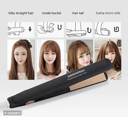 AZANIA Professional Hair Crimper, Electric Ceramic Corrugated Hair Crimper Curler Straightening Iron Wide Plates Waver Corn Hair Crimping Machine Flat Irons Styling Tools with Fast Warm-up Hair Roll-thumb5