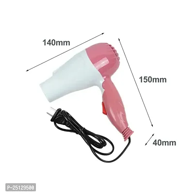 AZANIA 1290 Professional Electric Foldable Hair Dryer With 2 Speed Control 1000 Watt, Multicolor-thumb3
