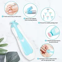 AZANIA  Baby Nail Trimmer for Baby, Baby Nail Trimmer, Baby Nail Cutter, Nail Trimmer for New Born Baby, Kids Nail Cutter with Light (Multi Colour)-thumb1