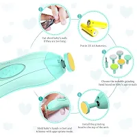 AZANIA Nail Trimmer for Baby, Baby Nail Trimmer, Baby Nail Cutter, Nail Trimmer for New Born Baby, Kids Nail Cutter with Light (Multi Colour)-thumb4