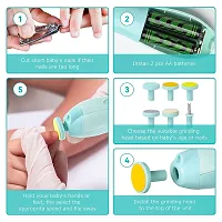 AZANIA Nail Trimmer for Baby, Baby Nail Trimmer, Baby Nail Cutter, Nail Trimmer for New Born Baby, Kids Nail Cutter with Light (Multi Colour)-thumb2