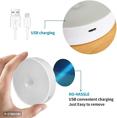 Rechargeable Motion Sensor Light for Home | Night Body Induction Lamp for Bedroom | Under Cabinet Light for Kitchen | Automatic Night Light OnOff Sensor | Adhesive (Pack of 1)-thumb4